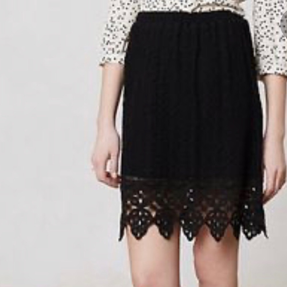 Anthropologie ☀️ Liv Los Angeles Black Skirt